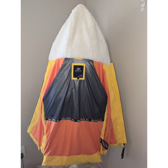 Orolay yellow outdoor puffer down insulated winter snow jacket Sm - Picture 10 of 14